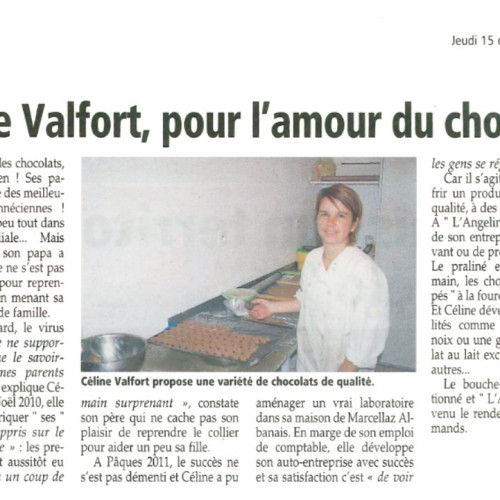 L'angeline - article de presse